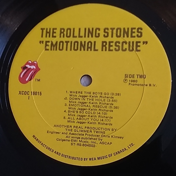The Rolling Stones - Emotional Rescue LP - Picture 5 of 5